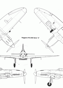 Re.2005 Sagittario blueprint