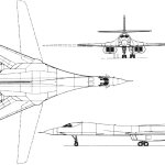 B-1 Lancer blueprint