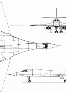 B-1 Lancer blueprint