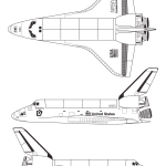 Space Shuttle blueprint