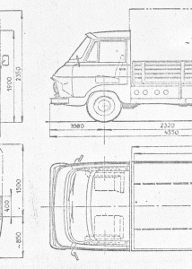 Škoda 1203 blueprint