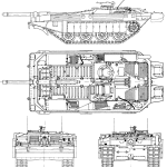 Stridsvagn 103 blueprint