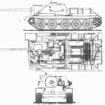 SU-85 blueprint