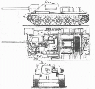 SU-85 blueprint