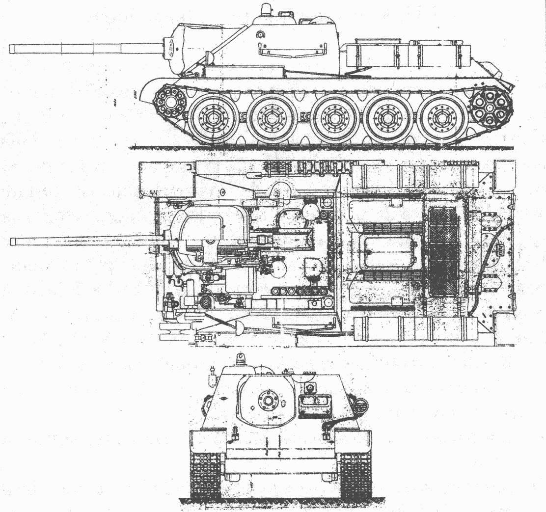 SU-85 blueprint