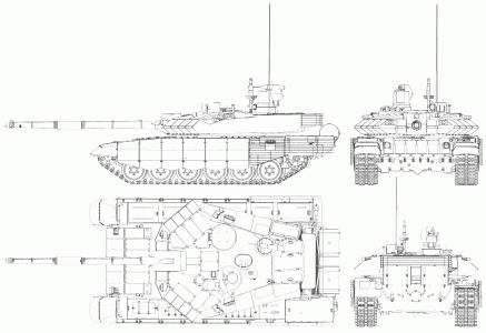 T-90 blueprint