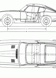 Triumph GT6 blueprint