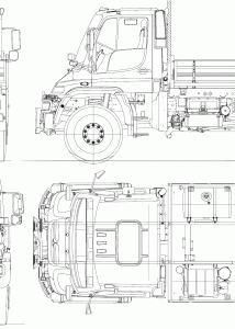 Unimog U500 blueprint