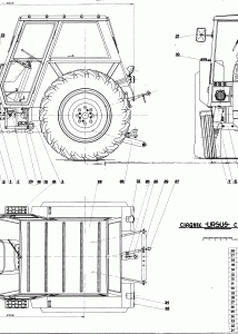 Ursus C385 blueprint