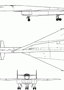 XB-70 Valkyrie blueprint