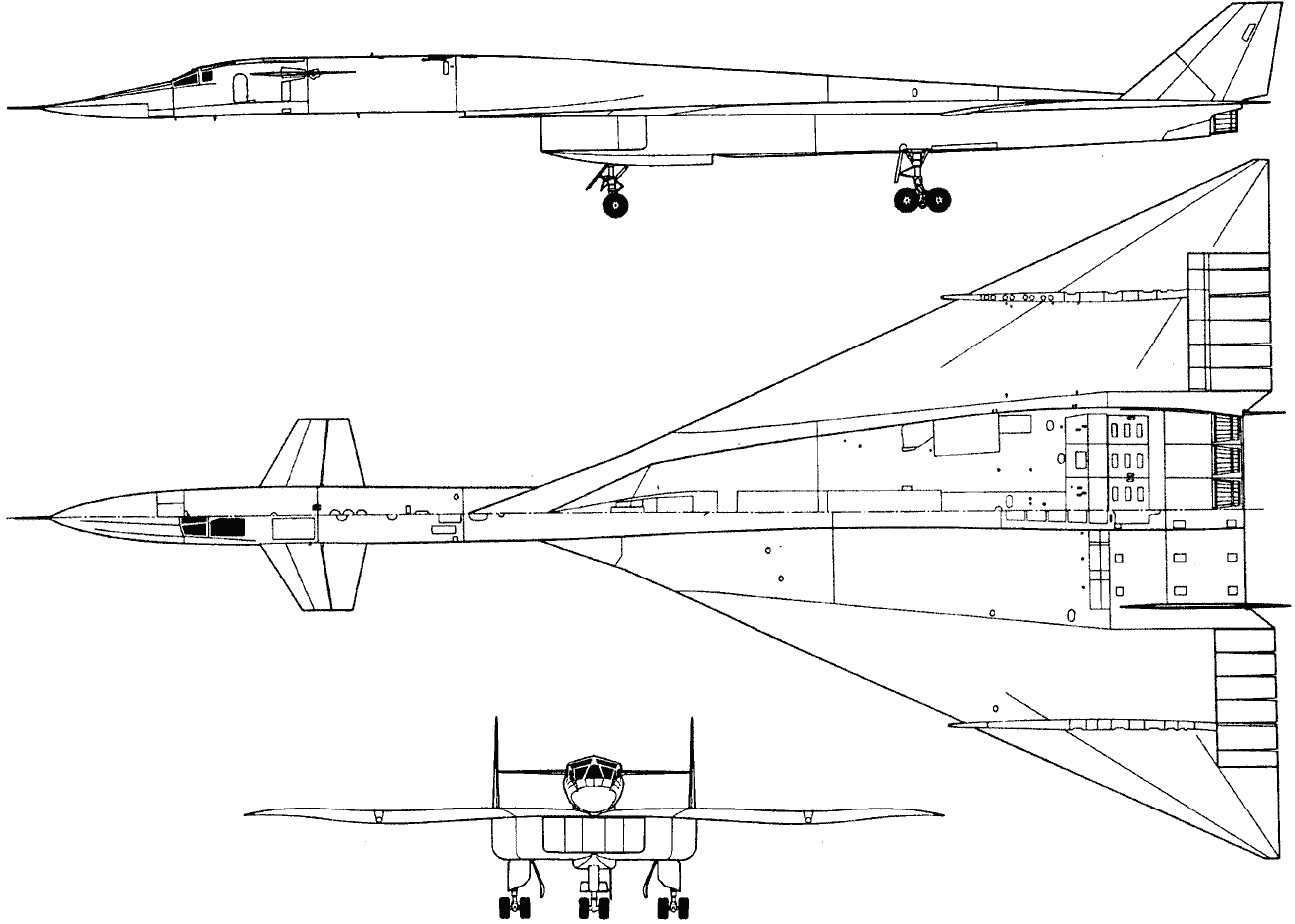 XB-70 Valkyrie blueprint