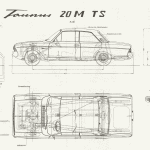 Ford Taunus P5 blueprint