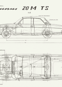 Ford Taunus P5 blueprint