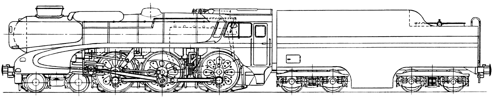5AT Steam Locomotive blueprint