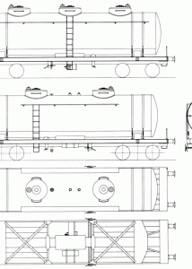 9000 Gal Bogie Tank blueprint