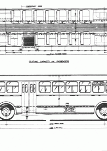 Acf Brill Model C-44 blueprint