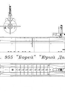 Borei-class submarine blueprint