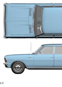 Chevrolet Opala blueprint