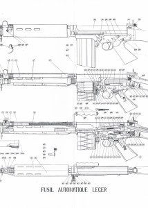 FN FAL blueprint