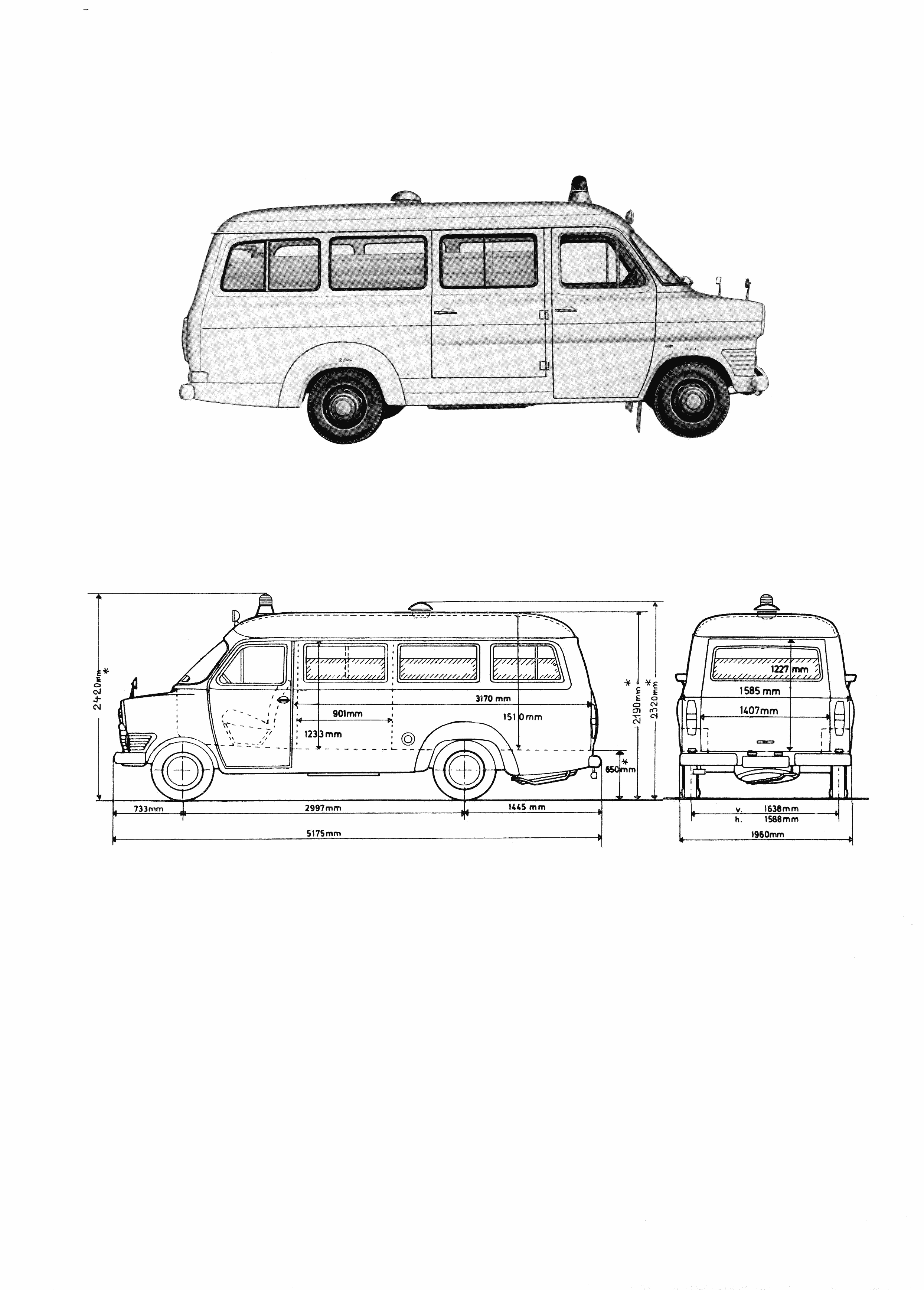 Ford Transit blueprint