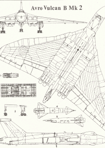 Avro Vulcan blueprint