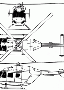 BK117 blueprint