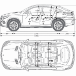 Mercedes-Benz GLE-Class blueprint