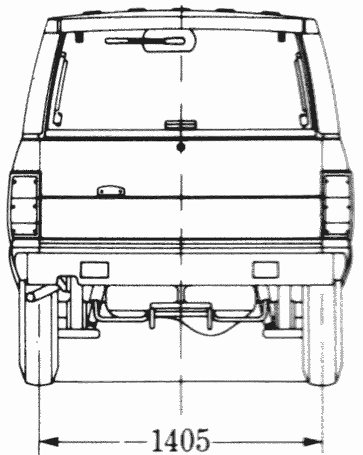 Nissan Patrol blueprint