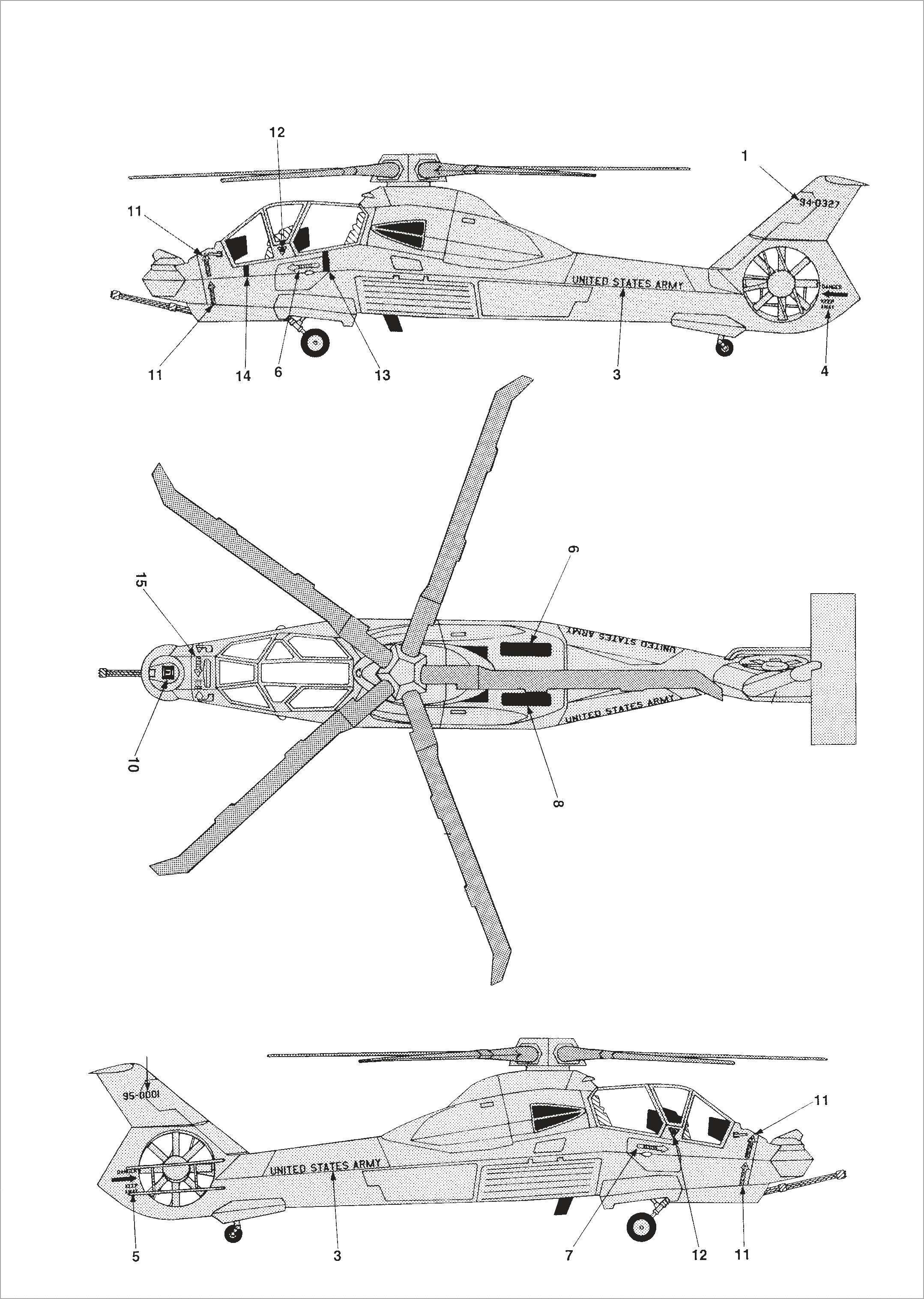 RAH-66 Comanche blueprint