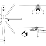 S-64 Skycrane blueprint