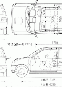 Suzuki Cervo blueprint