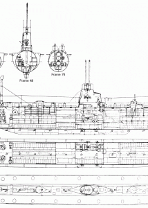 U 1 submarine blueprint