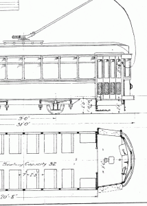 Melbourne tram blueprint