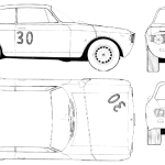 Alfa Romeo GTA blueprint
