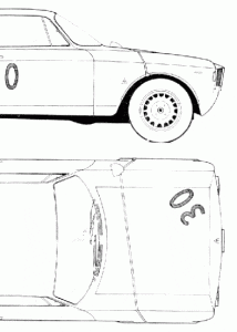 Alfa Romeo GTA blueprint