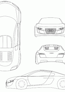 Audi RSQ blueprint