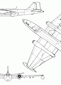 B-57 Canberra blueprint