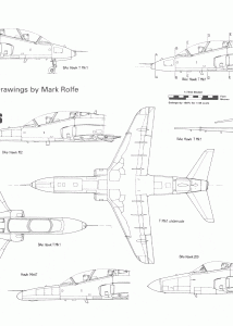 BAE Hawk blueprint