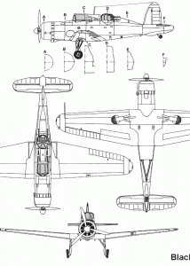 Blackburn Roc blueprint