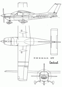 Cessna 177 Cardinal blueprint