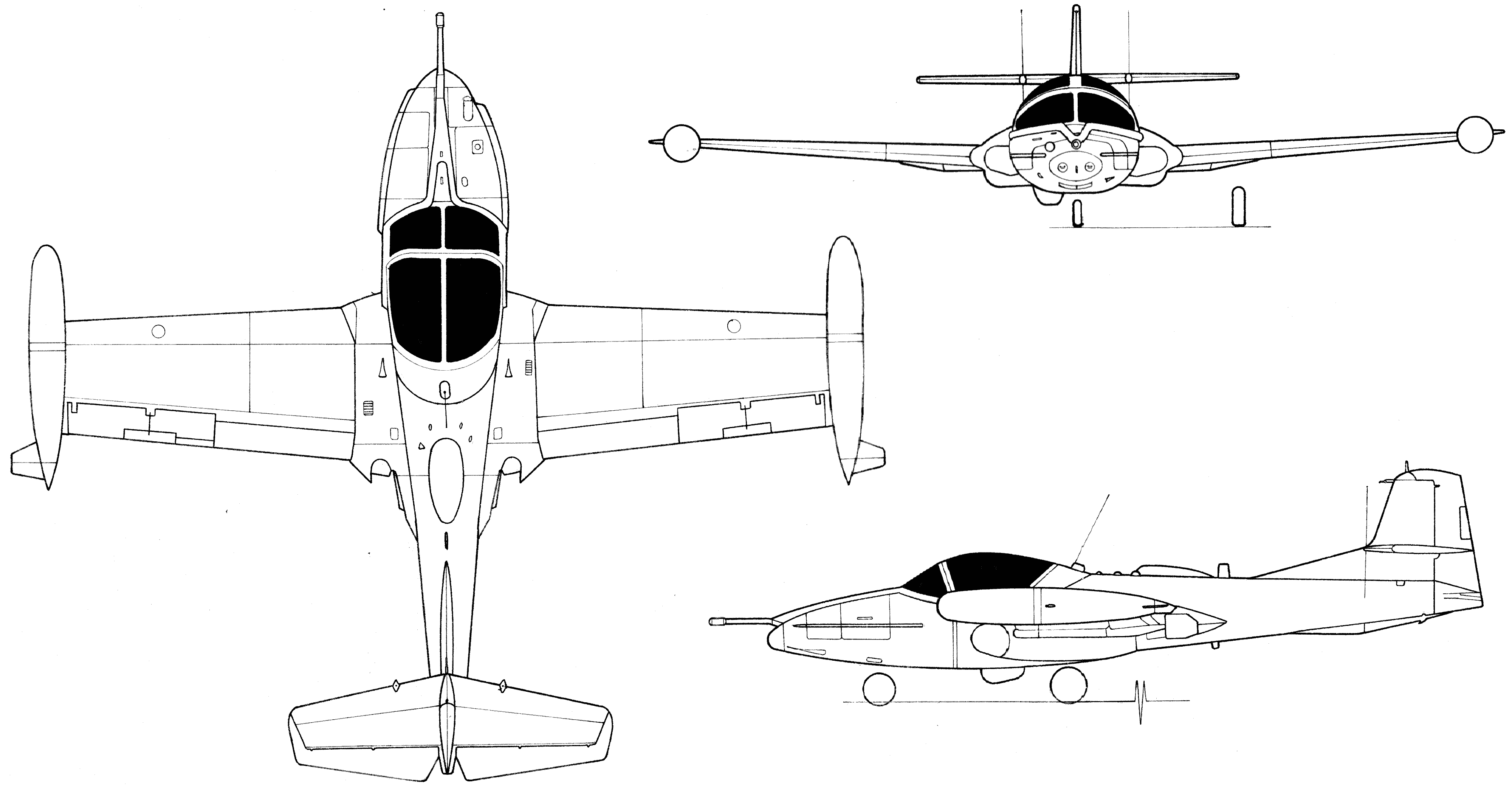 Cessna A-37 Dragonfly blueprint