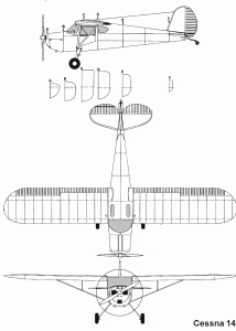 Cessna 140 blueprint