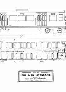 2600 series Chicago "L" blueprint