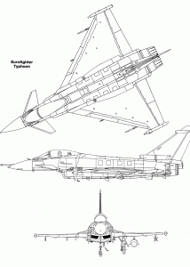 Eurofighter Typhoon blueprint