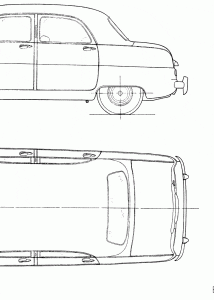 Ford Zephyr Six blueprint