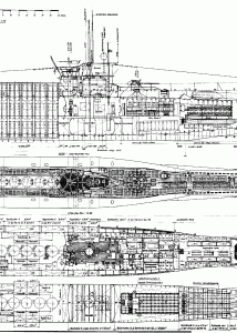 Type VII submarine blueprint