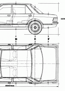 Ford Granada blueprint