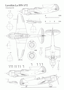 La-5fn blueprint