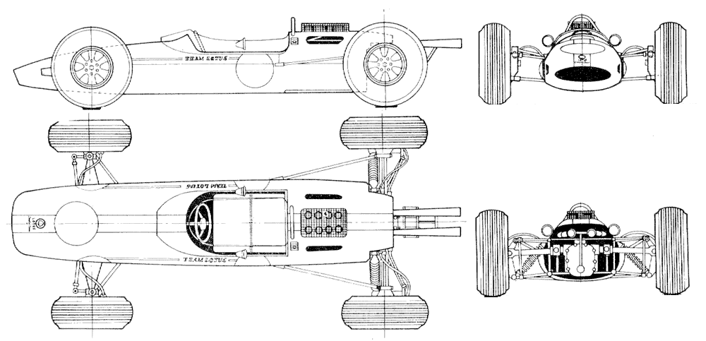 Lotus 33 blueprint