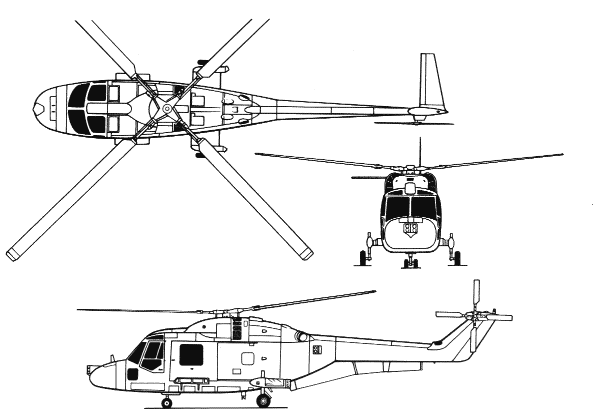 Westland Lynx blueprint